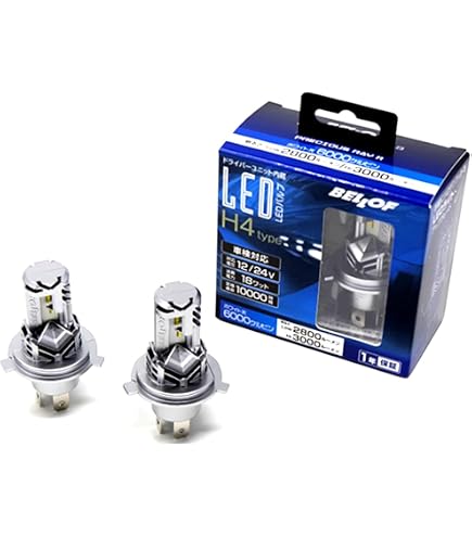 Amazon | BELLOF (ベロフ) ヘッドランプ&フォグランプ用LEDバルブ H4